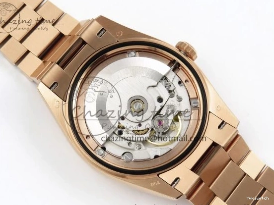 Day 1:1 Tiffany RAF Stone Edition on Best RG Blue RG Date A2836 Dial Bracelet Roman 36 0523